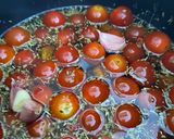 Foto del paso 2 de la receta Champiñones con relleno de kibbeh y tomates confitados