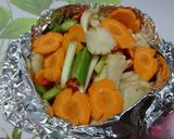 Hình bước làm 2 của món Cuốn chay
