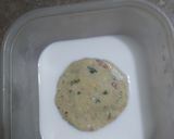A picture of step 7 of Aaloo tikki.