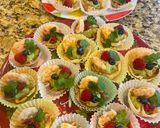 A picture of step 3 of Avocado Cream Appetizer Cups.