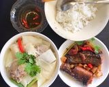 Hình bước làm 4 của món Canh măng hầm thịt vịt