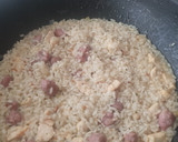 Foto del paso 7 de la receta: Arroz con pollo, salchichas y picada catalana