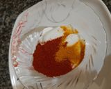 A picture of step 2 of Tandoori chicken.