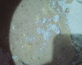 A picture of step 3 of Oreo Chocolate cake in microwave.
