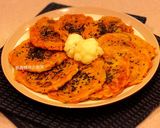 A picture of step 9 of Carrot Pancakes.