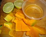 Foto del paso 4 de la receta: Ensalada de berro y mango con vinagreta de mango