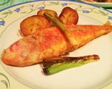 Foto del paso 11 de la receta: Salmonetes de roca fritos con ajetes y patató