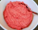 A picture of step 12 of Beetroot Hummus Breakfast Toast.
