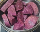 Foto langkah ke 1 dari resep Bubur Candil Ubi Ungu.