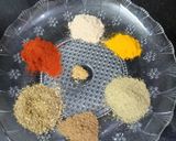A picture of step 4 of Rajasthani bhindi.