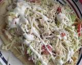 Grilled Chicken Bacon Ranch salad pizza recipe step 5 photo