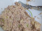 Hamburguesa de sargo y manzana
