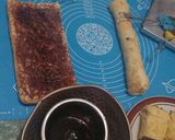 Foto langkah ke 7 dari resep Roti Gulung Coklat Viral.