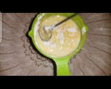 A picture of step 2 of Rainbow Trifle.