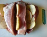 A picture of step 3 of Candied Bacon Apple Roast.