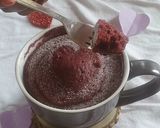 A picture of step 5 of Red Velvet Cake In A Mug | Valentine's Day Special Recipe.