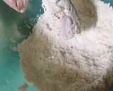 A picture of step 5 of KFC style fried chicken.