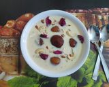 A picture of step 5 of Gulab Jamun Kheer.