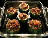 A picture of step 5 of Stuffed Round Zucchini.