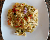 Foto del paso 4 de la receta: Tallarines con verduras, soja y aceto balsámico!