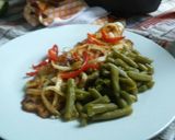 Foto del paso 6 de la receta: Pescado al horno con cebolla y morrón y salsa de soja