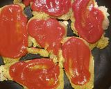 A picture of step 4 of Low Carb Pizza Chicken.