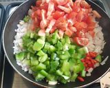 A picture of step 2 of Shakshuka.