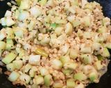 A picture of step 4 of Bottlegourd moong dal Poriyal/ Stir-fry.