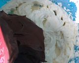 A picture of step 3 of No-bake Chocolate Cheesecake#myfavouriterecipe.