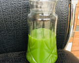 A picture of step 3 of Cucumber, mint leaf & lemon juice🥒🍋.