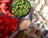 वेज पुलाव (Veg pulao recipe in Hindi) रेसिपी चरण 2 फोटो