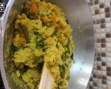 स्वादिष्ट वेजिटेबल उपमा (swadist vegetable upma recipe in Hindi) रेसिपी चरण 3 फोटो