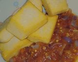 A picture of step 1 of Tofu and sauce.