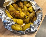 Foto del paso 1 de la receta: Patatas Al Horno, Tofu Mexicano, Ensalada De Remolacha, Hummus