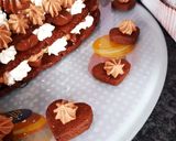 Une image de l'étape 10 de Gâteau croquant coeur chocolat saint Valentin #cuisineravecamour.