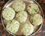 A picture of step 7 of Broccoli and tofu patties.