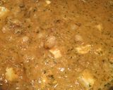 A picture of step 3 of Paneer chana masala.