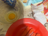 187. Corn dog Sozis Moza (Roti Tawar)