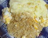 Foto del paso 5 de la receta: Arroz Torrado con puré de papas y huevo revuelto