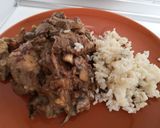 Foto del paso 12 de la receta: Pechuga con almendra y dátiles en salsa sojaperrins