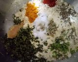 A picture of step 1 of Steamed methi kofte.