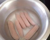 A picture of step 1 of Sausage rolls.
