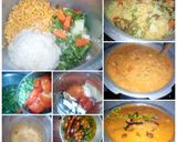 A picture of step 1 of Bisi Bele Bhaath.