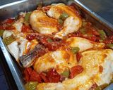 Foto del paso 4 de la receta: Pollo al chilindrón con daditos de patata