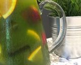 A picture of step 6 of Green Tea Matcha Sangria.