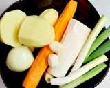 Csicseriborsó leves 🧡💚 recept fázis 1 fotója