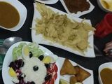 سكالوب بالجبن والزيتون شرائح