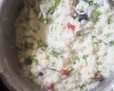 A picture of step 2 of Curd Rice.