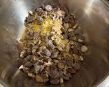 Datolyás banános gyümölcskenyér kukoricadarával recept fázis 3 fotója