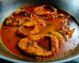 A picture of step 6 of Fish Kalia.